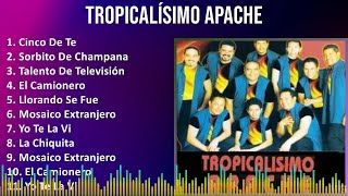 Tropicalísimo Apache 2024 MIX Grandes Exitos  Cinco De Te Sorbito De Champana Talento De Tele [upl. by Einalam]