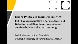 PoWi im Gespräch Queer Politics in Troubled Times [upl. by Latton]