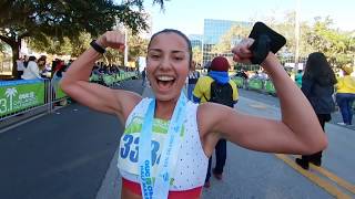 OUC Orlando Half Marathon amp Track Shack Lake Eola 5k 2019 [upl. by Roybn]