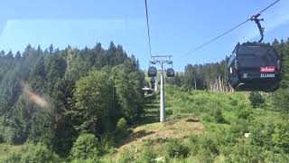 Hartkaiserbahn Ellmau Bergfahrt zur Mittelstation  SkiWelt Wilder Kaiser [upl. by Conard692]