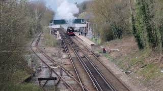 Royal Scot leaving Lenham March 2024 [upl. by Winters]