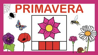 PRIMAVERA 🌷 Vocabulario 🌸 ARASAAC [upl. by Launamme]