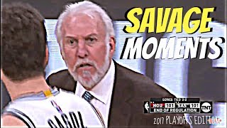 GREGG POPOVICH SAVAGE MOMENTS😈 [upl. by Larok]