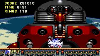 Sonic amp Knuckles  Death Ball and Giant Eggman Robo Boss Fight [upl. by Virg]