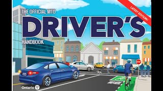 Ontario Driver’s Handbook MTO 2024 v1 Audio Video Book Bookmarked Sections [upl. by Aerdnek]