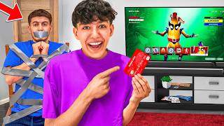 Little Brother Stole My Credit Card To Buy NEW Season 4 Battle Pass In Fortnite [upl. by Vaientina]