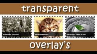 Dreamweaver Tutorial  Transparent Overlays part 1 [upl. by Amorita866]