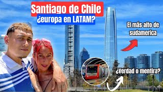 conociendo SANTIAGO de CHILE  es la mejor ciudad de Latinoamérica  🇨🇱 [upl. by Eittod12]