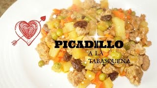 RECETA DE PICADILLO A LA TABASQUEÑA [upl. by Anirtal]