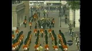 Queen Mother Procession to LyinginState prior to funeral  Rafe HeydelMankoo [upl. by Imef]