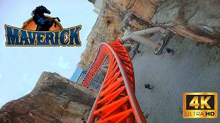 Maverick OnRide POV 4K Front Row Cedar Point [upl. by Adnolat]