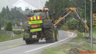 4K John Deere 6210R Brush Cutting [upl. by Presley]