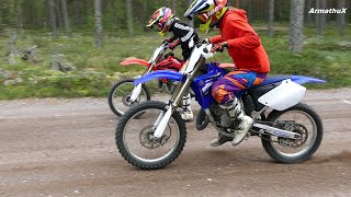 Yamaha YZ125 vs Honda CR85 [upl. by White279]