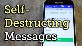 Share Files That Automatically SelfDestruct  Android  iOS HowTo [upl. by Philina]