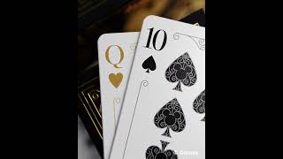 Disney Mickey Mouse Inspired Black And Gold Playing Cards By Bicycle [upl. by Nalniuq]