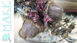 Fabric Scraps and Bed Springs  Trash to Treasure Candle Holder [upl. by Navillus573]