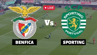 🔴 LIVE  BENFICA Vs SPORTING [upl. by Sibie451]