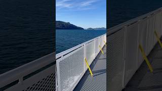 View from Ferry ferry boat boating bcferries britishcolumbia sunshinecoast sunshine shorts [upl. by Frentz]