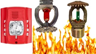 Setting Off Fire Sprinklers with Fire Alarm Activation [upl. by Raman]