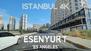 Istanbul 4K Drive in Esenyurt – Esencılıs Es Angeles City Sightseeing Driving Tour Video [upl. by Etnoek]