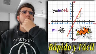 ¿Cómo graficar una función lineal sin tabular  Ecuación de la línea recta 📈✏️ [upl. by Yaja]