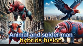 Incredible Animal Fusion Hybrids Marvel Superheroes Spider Man Hybrid with Other Animal Species [upl. by Eiramnaej]