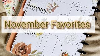 My November Favorites  Seasons Of Color  Dashboard Layout [upl. by Coates]