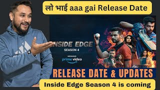 Inside edge season 4 Update  Inside edge season 4 Release date  Inside edge season 4 Trailer [upl. by Evander]