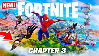 NEW FORTNITE CHAPTER 3 BATTLE PASS New Map Gameplay Fortnite SpiderMan Battle Pass [upl. by Arit]