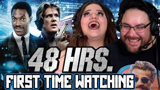 48 Hrs 1982 MOVIE REACTION  Our FIRST TIME WATCHING  Eddie Murphy and Nick Nolte are perfect [upl. by Mochun197]