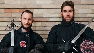 Sidesword  HEMA sparring  Luca Basile VS Enrico Tomasi [upl. by Welford]