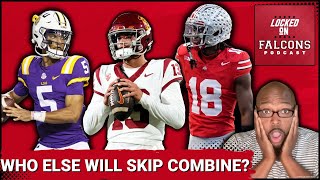 How will top 2024 NFL Draft prospects skipping the Combine impact Atlanta Falcons draft board [upl. by Hgielrahc315]