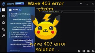 Wave executor error 403 fix TürkishEnglish [upl. by Debbi505]