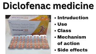 Diclofenac Sodium Tablets Ip 50mg  Diclofenac Pain Killer tablets joint pain muscle pain uses [upl. by Eixirt238]