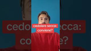 cedolare secca conviene affitto immobiliare sfratto [upl. by Patric]