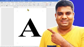 How to write Big Size Letters in Word [upl. by Sloane271]