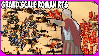 ROMA INVICTA  Grand Scale Roman Strategy Game  ALPHA [upl. by Alleciram]