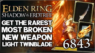 Shadow of the Erdtree  The True BEST New Weapon in Game  Euporia Twinblade Guide  Elden Ring [upl. by Elletsirhc]