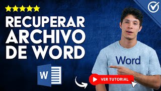 ¿Cómo RECUPERAR un Archivo de Word no Guardado  💾 No te Preocupes Consigue tu Documento 💾 [upl. by Gignac]