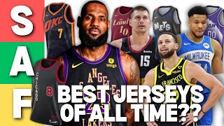 Best NBA City Jerseys RANKED [upl. by Aelhsa]