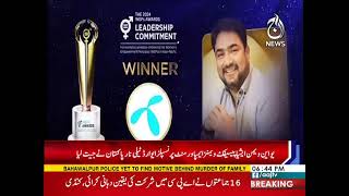 UN Women Asia Pacific Womens Empowerment Principal Award won by Telenor Pakistan by CEO Khurram [upl. by Notgnihsaw]