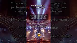 Top 10 Rammstein Concert Moments [upl. by Darcia]