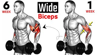 9 BEST Exercises for WIDER BICEPS [upl. by Karim]