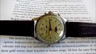 Vulcain triple date moon phase vintage wristwatch [upl. by Anina511]