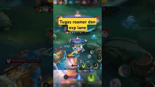 Fungsi roamer dan exp lane MLBB mobilelegends [upl. by Derreg553]