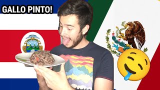 MEXICANO COCINA GALLO PINTO ESTILO COSTA RICA  CON MI MAMÁ [upl. by Silevi560]