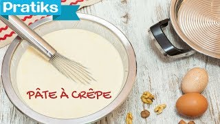 Comment préparer la pâte à Crêpe [upl. by Dominik228]