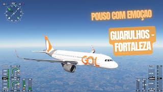 MFS2020  Guarulhos ✈️ Fortaleza Pouso Com Emoção flightsimulator saopaulo fortaleza [upl. by Yngad]