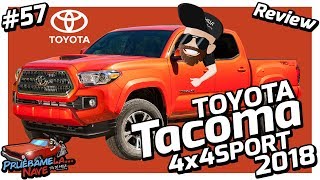 Toyota Tacoma 4x4 Sport  PruebameLa Nave 57  Reseña [upl. by Marillin]