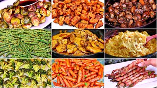 10 Amazing Side Dishes for Thanksgiving amp Christmas  Easy Side Dishes [upl. by Baiss284]